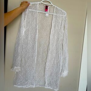 New with tags La Senza lace bridal robe size small/medium